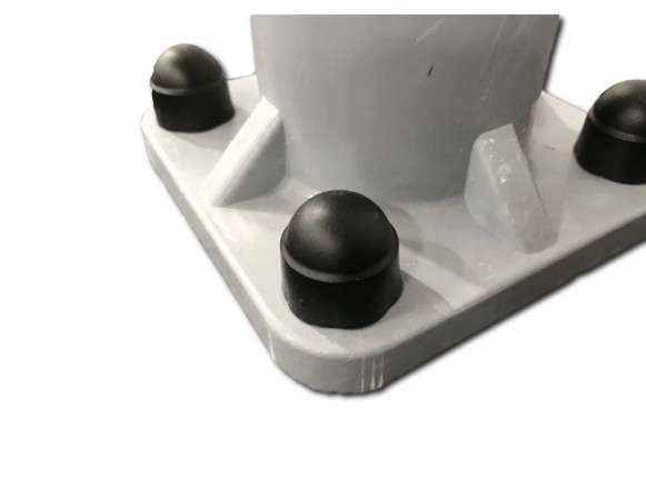 Base Plate - Plastic Caps for Fixings