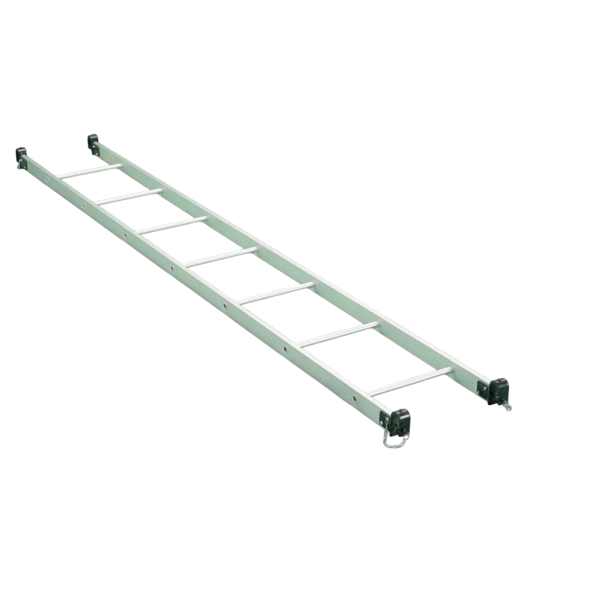 UK Gym Pits aluminium agility ladder with powder coated hooks and safety clips for gym equipment bridging