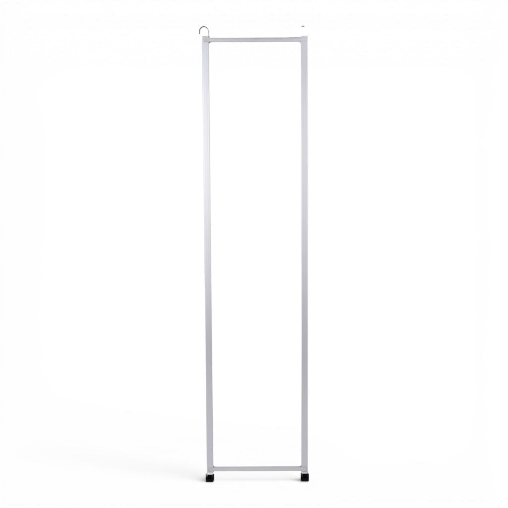 UK Gym Pits silver aluminium agility linking parallel bars with safety hooks for gym equipment attachment.
