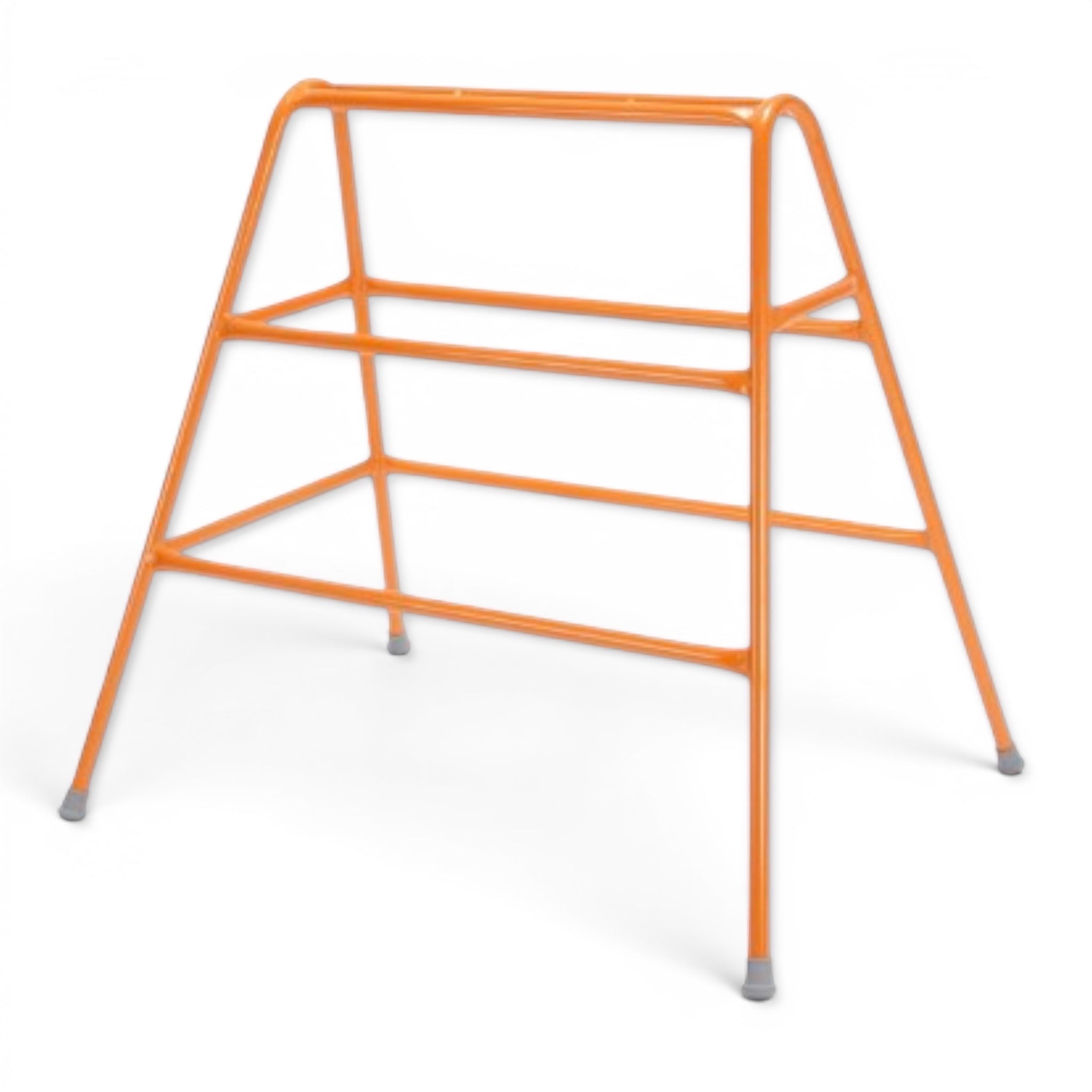 UK Gym Pits amber powder coated tubular steel agility trestle with non-slip rubber feet for gymnastic training