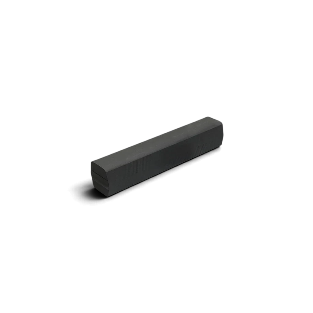 UK Gym Pits black folding gymnastics floor beam made of high density PE foam with a durable PVC cover.