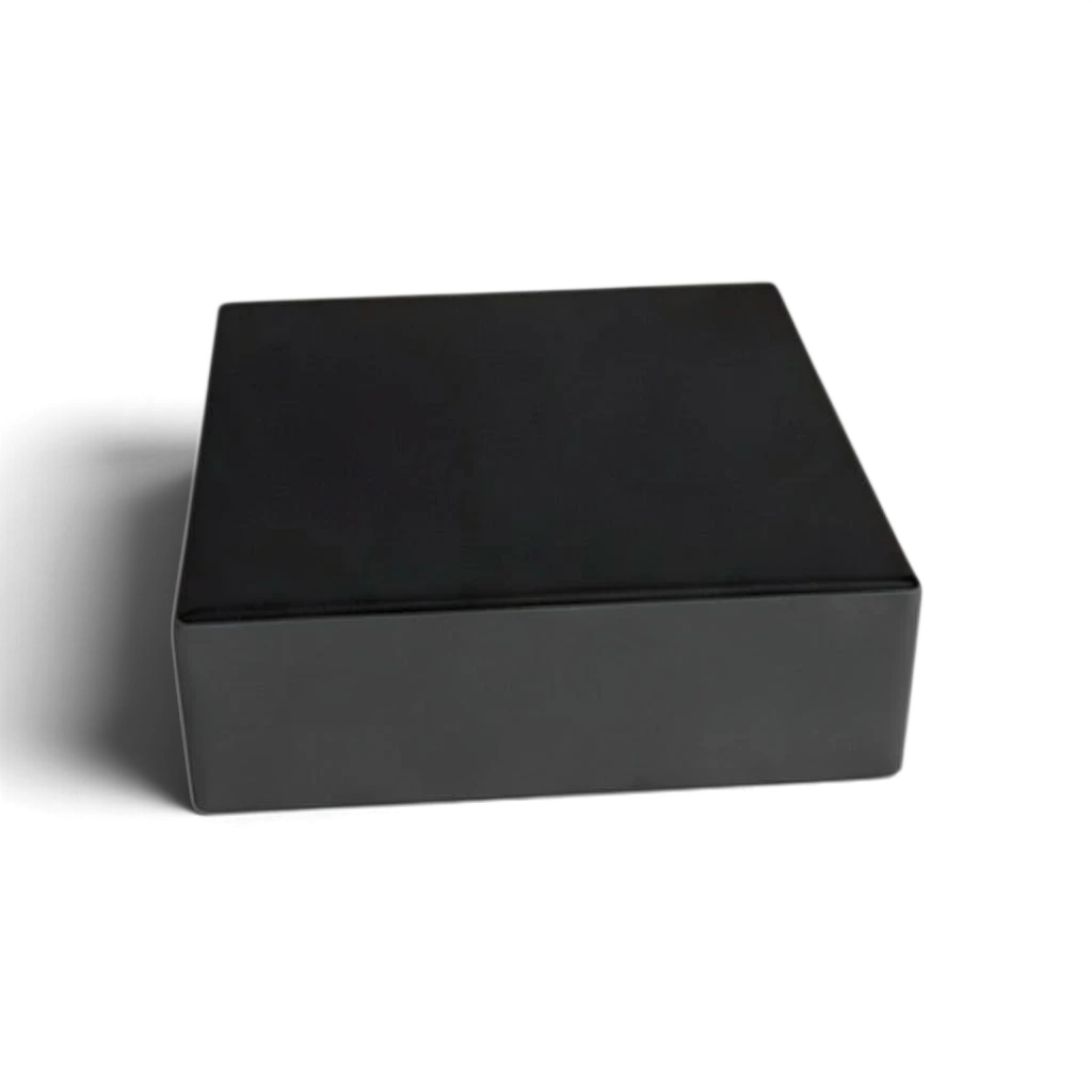UK Gym Pits black parkour stepping block made of high-density foam with a durable PVC cover for gym training