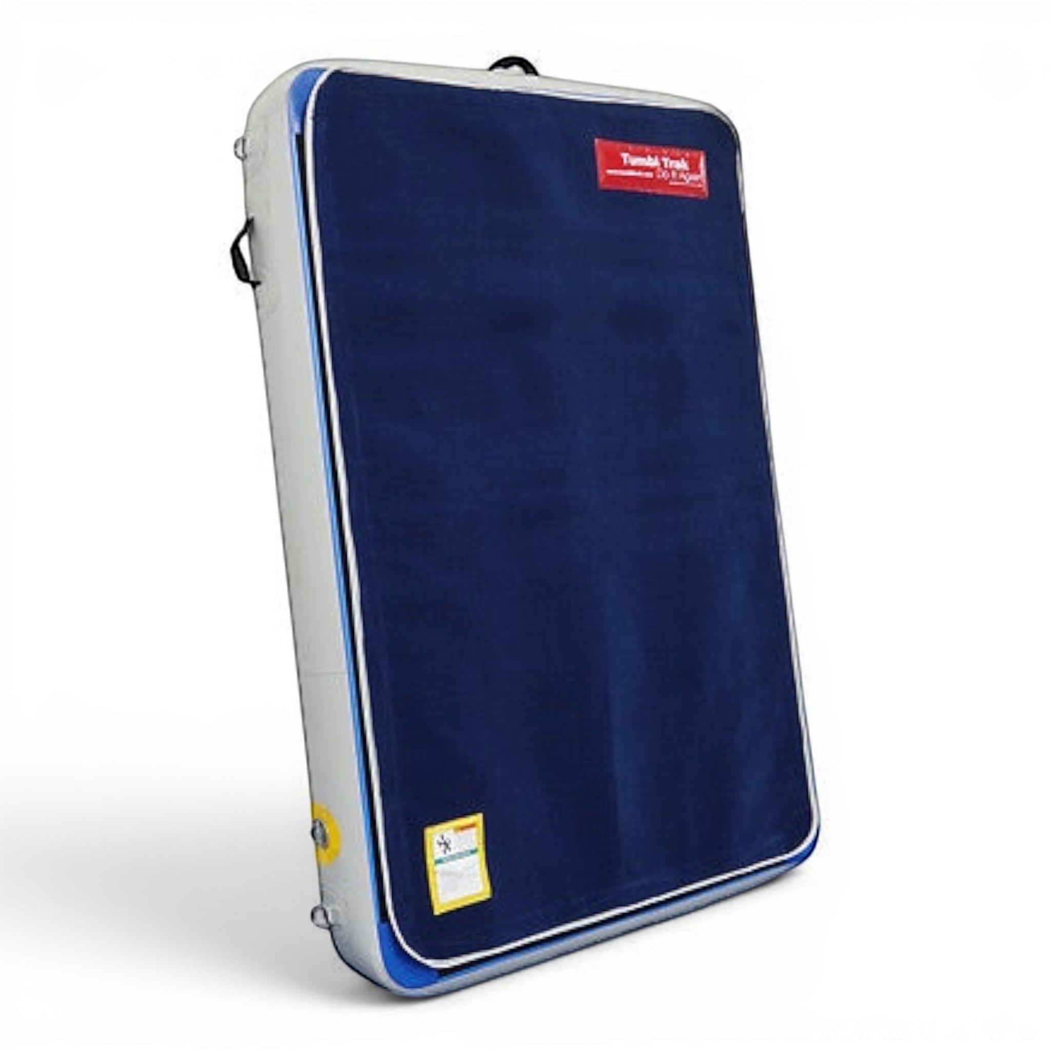 UK Gym Pits blue carpet wall overlay with hook Velcro border for gym training stations and handstand drills