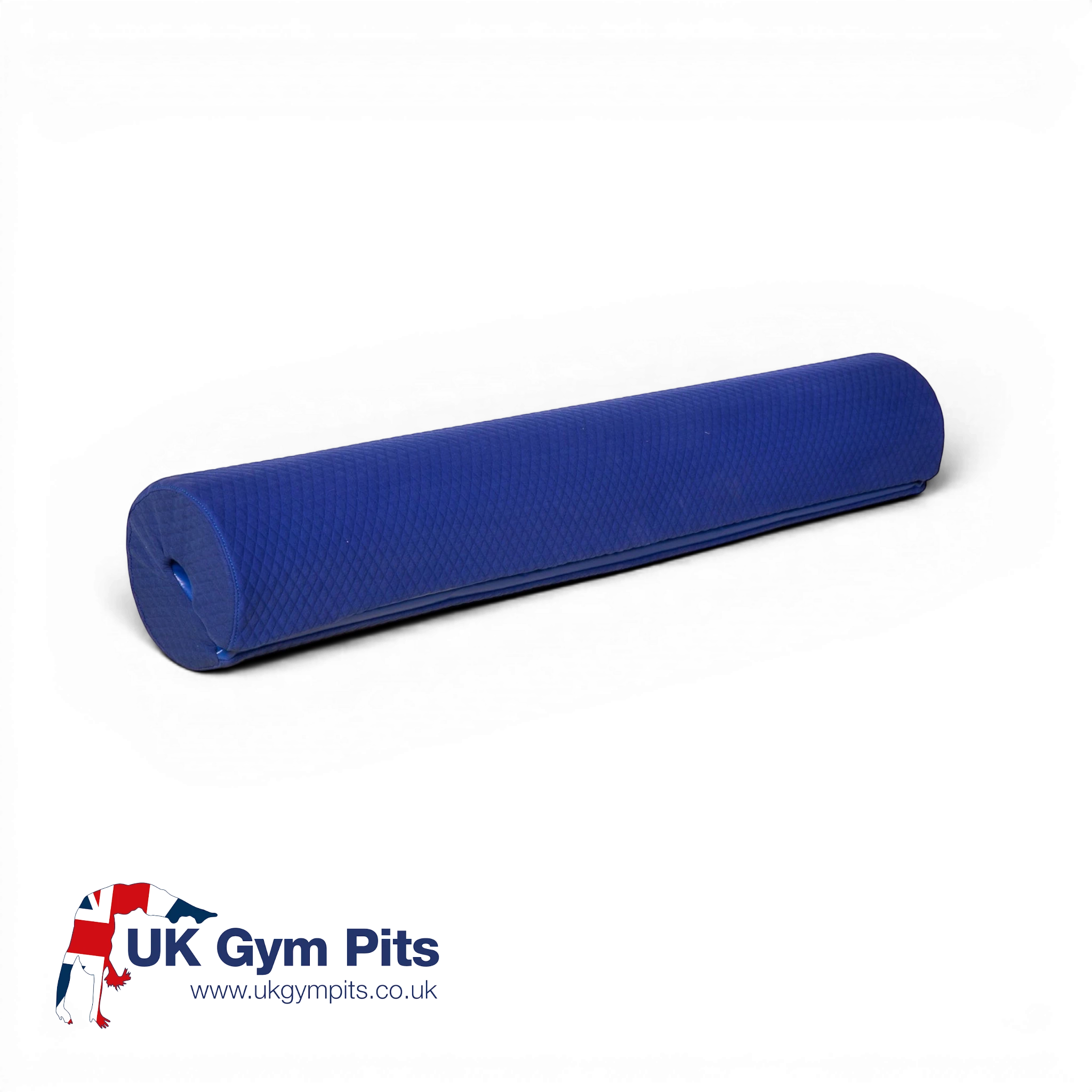 UK Gym Pits Gaofei blue foam bar safety pad with jersey fabric cover for gymnastics training equipment