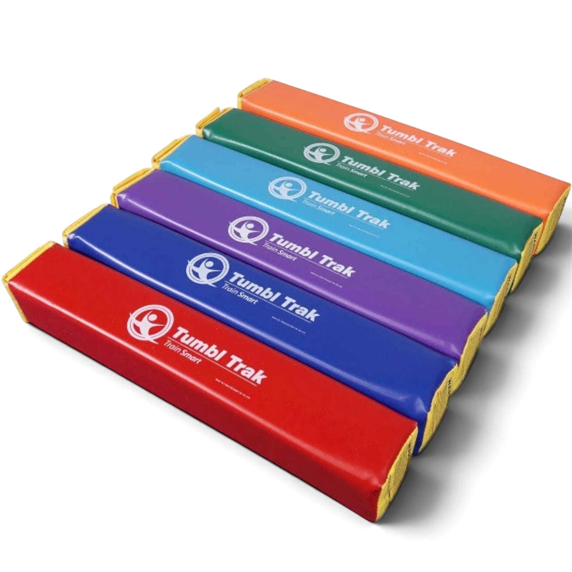 UK Gym Pits Fun Sticks set of six colourful vinyl foam training bars for gymnastics handstand practice