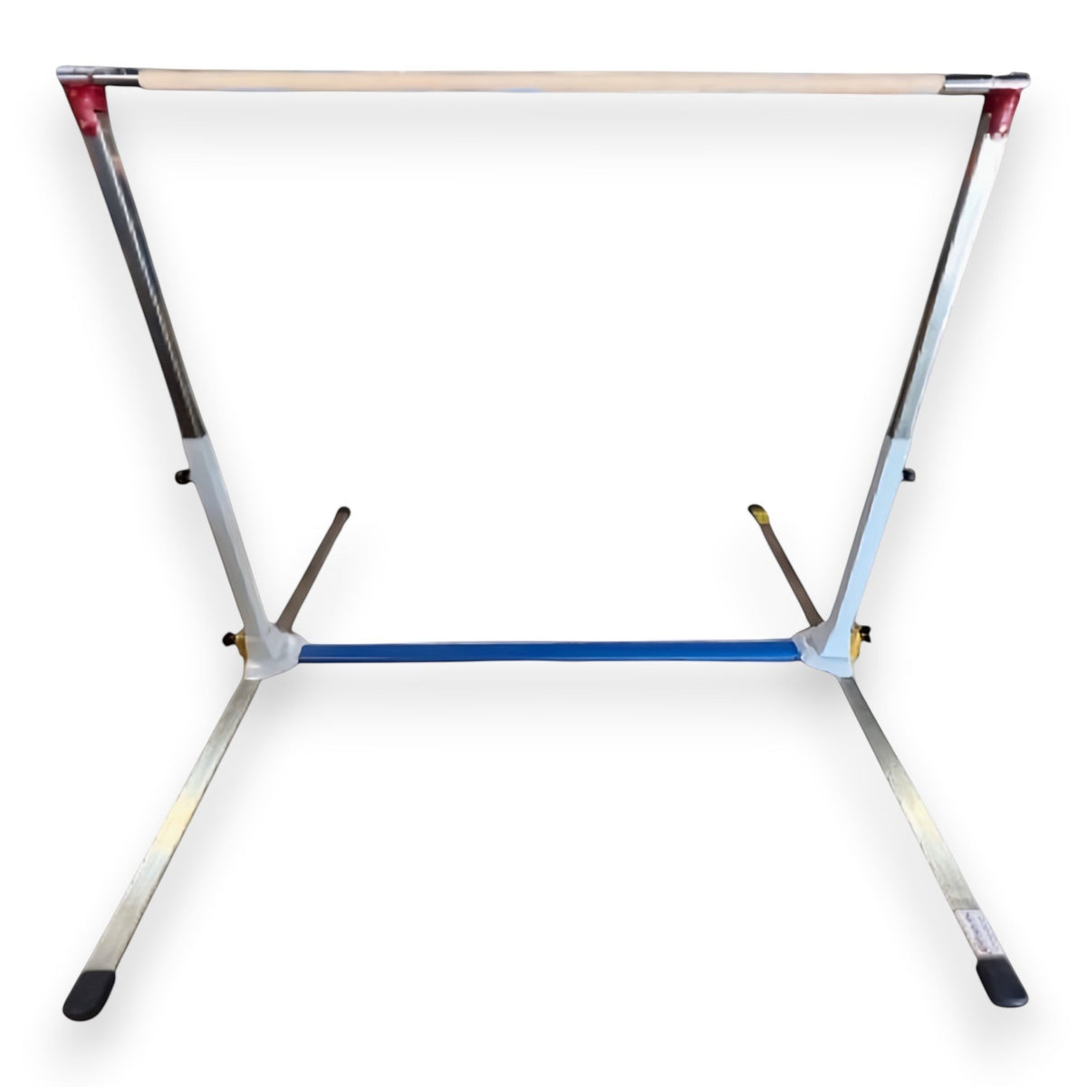 UK Gym Pits Gaofei mini high bar with adjustable steel frame and wooden rail for gymnastics training at home