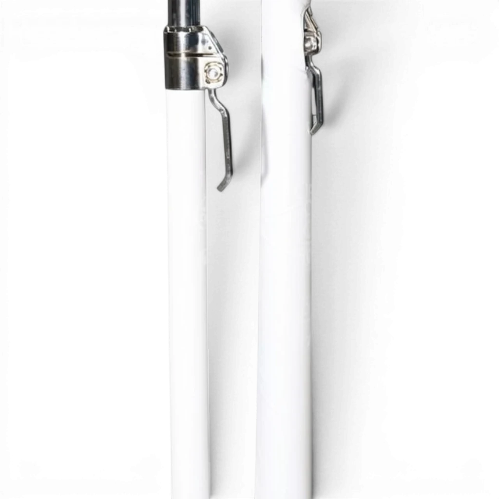 UK Gym Pits Gaofei white PVC vinyl parallel bar post safety padding with Velcro closure for gymnastics equipment