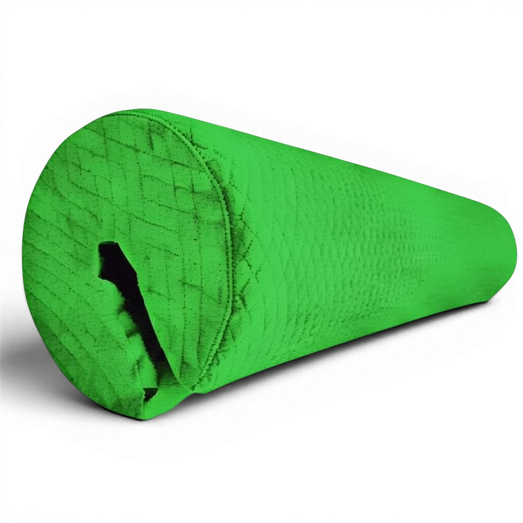 UK Gym Pits Gaofei bright green parallel bars safety pad with shock-absorbent foam and stretchy jersey fabric cover