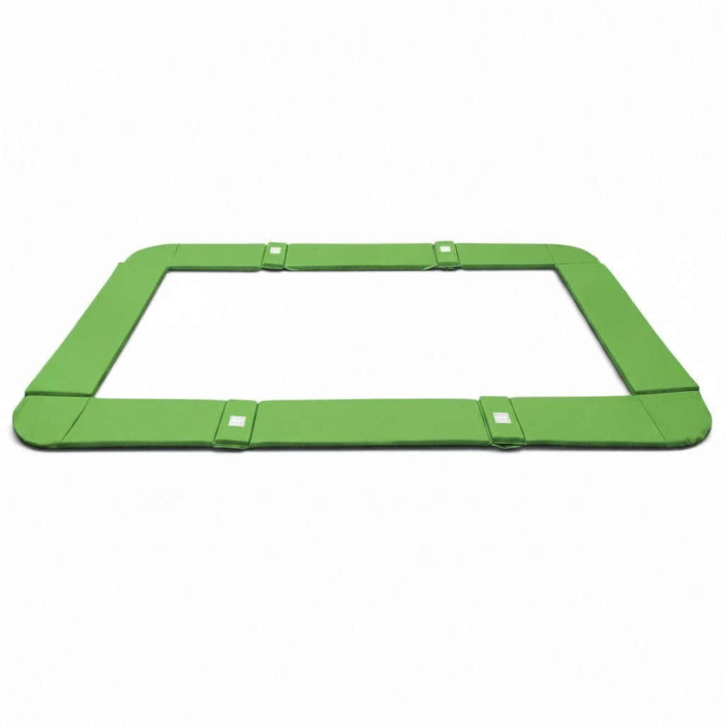 UK Gym Pits green PVC trampoline frame pads with velcro straps for GM and GMEX models