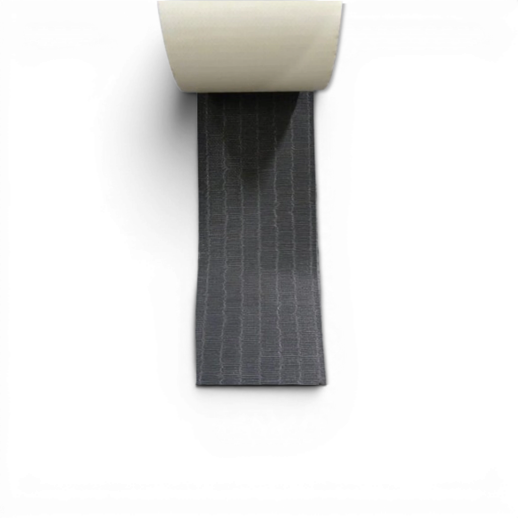 UK Gym Pits grey seamless jointing tape for hybrid mat rolls with a textured surface for a secure, invisible finish.