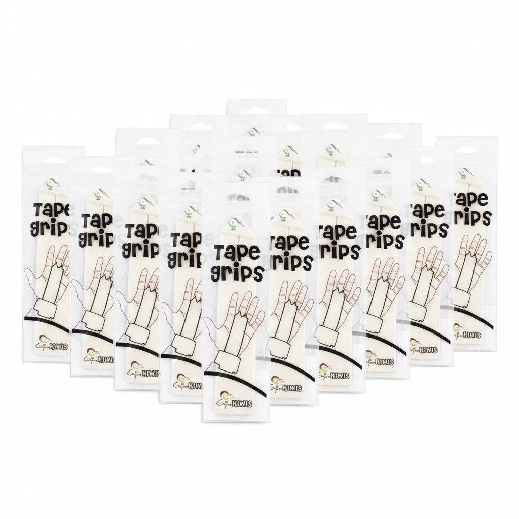 UK Gym Pits Gym Kiwis tape grips in bulk packaging for gymnastics hand protection and injury prevention