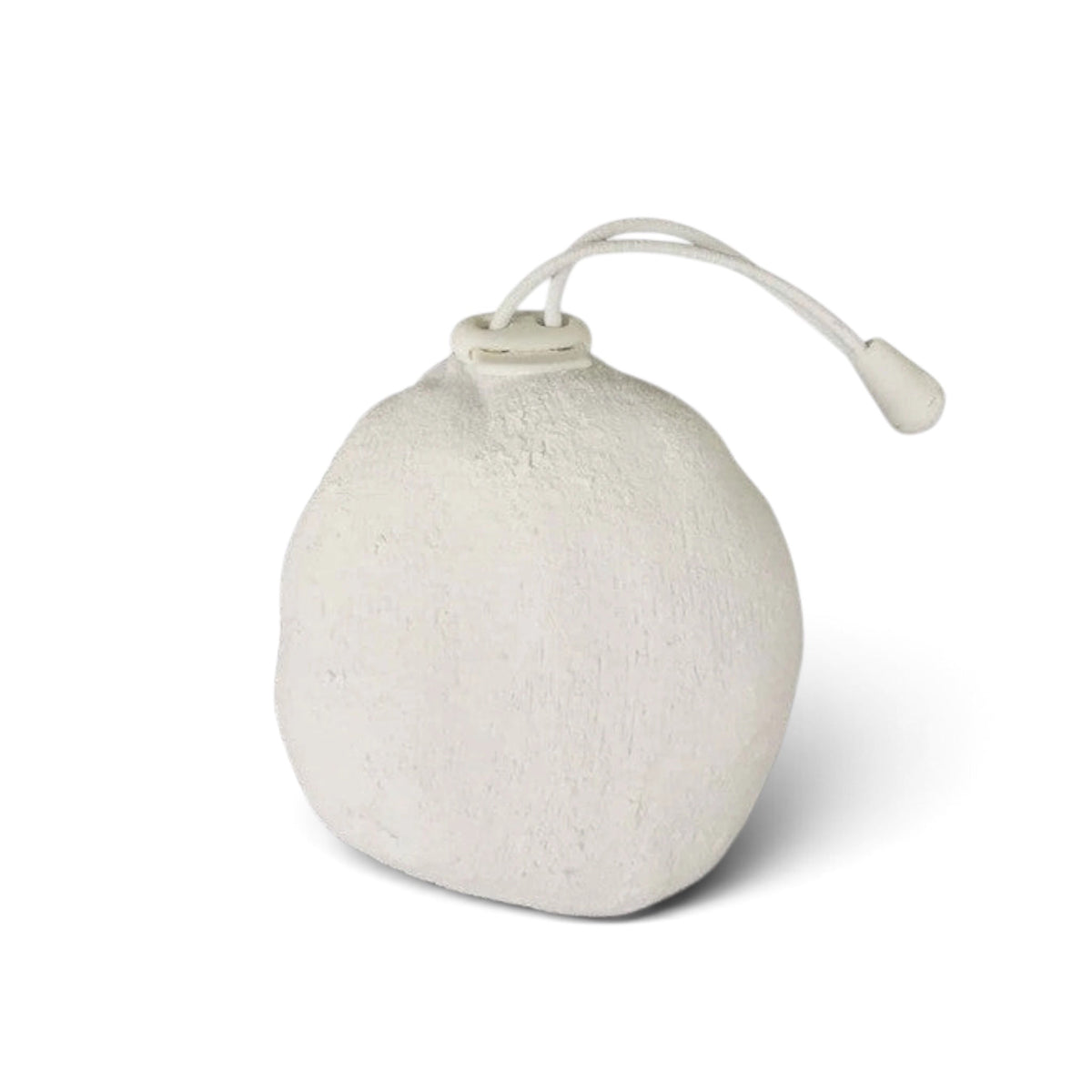 UK Gym Pits white chalk ball for gymnastics training with a drawstring closure for secure grip