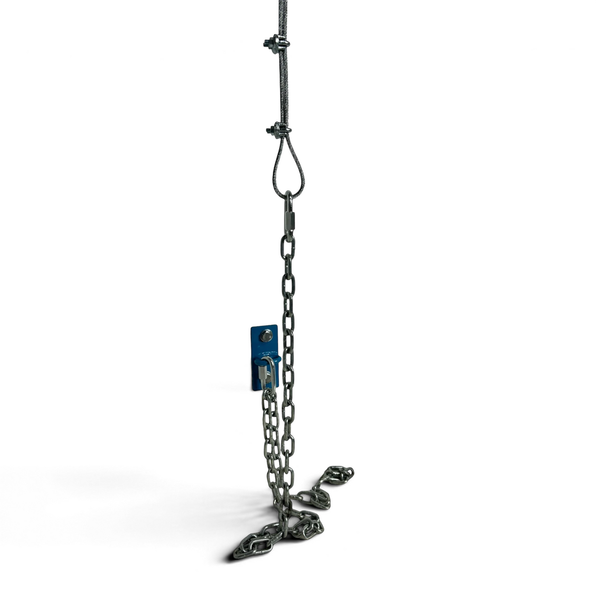 UK Gym Pits Gaofei training rings mounting bracket with steel chain and cabling system for wall or ceiling installation