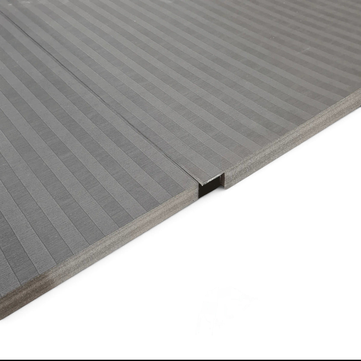 UK Gym Pits Hybrid Connect mat roll with a durable grey tatami PVC surface and XPE foam base for gym flooring.