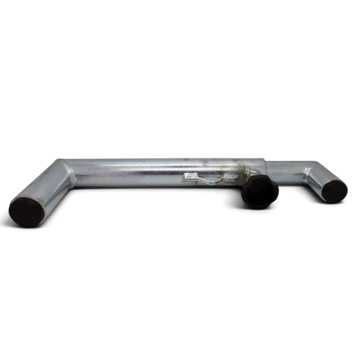 UK Gym Pits metal mini tramp leg brace replacement part with black floor guards and adjustable hand wheel