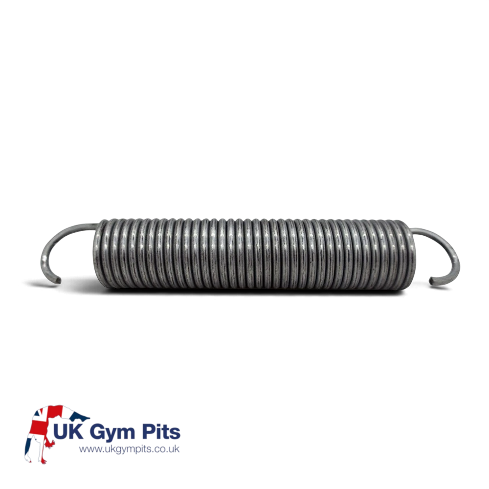 UK Gym Pits high tensile steel open ended replacement spring for mini trampolines