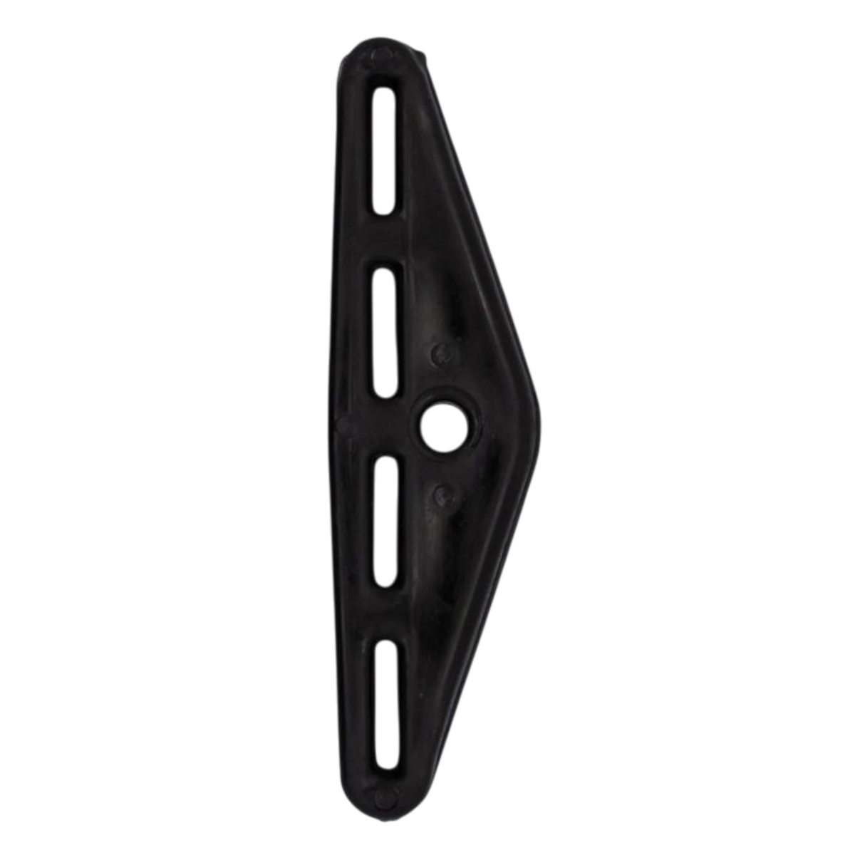 UK Gym Pits black nylon trampoline bed anchor bar with multiple slots for secure web bed attachment
