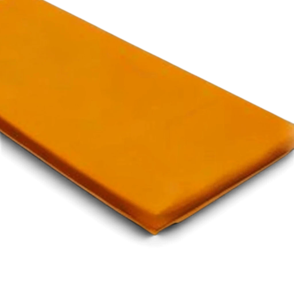 UK Gym Pits orange PU foam tumbling play mat with a smooth PVC surface for gymnastics and floor exercises.