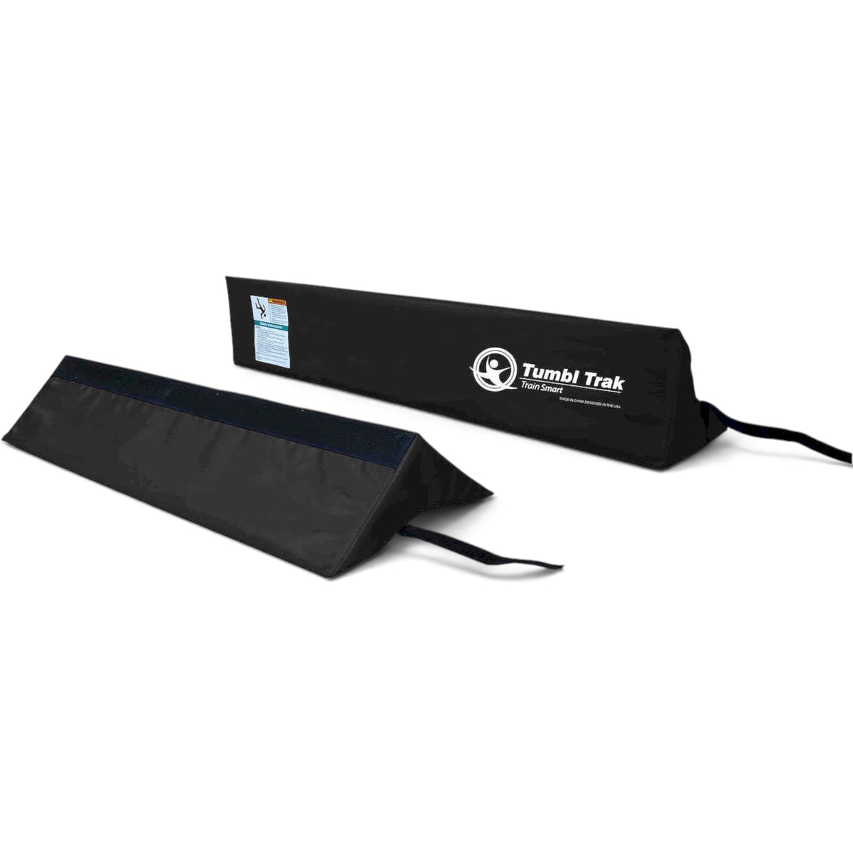 UK Gym Pits Orbiter small black foam cradles for gymnastics air barrel stabilisation