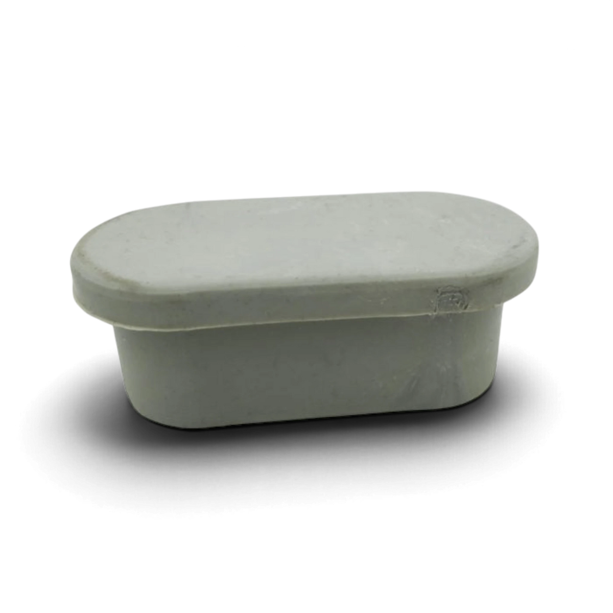 UK Gym Pits grey oval dust cap for trampoline frame ends, durable replacement part for gym equipment