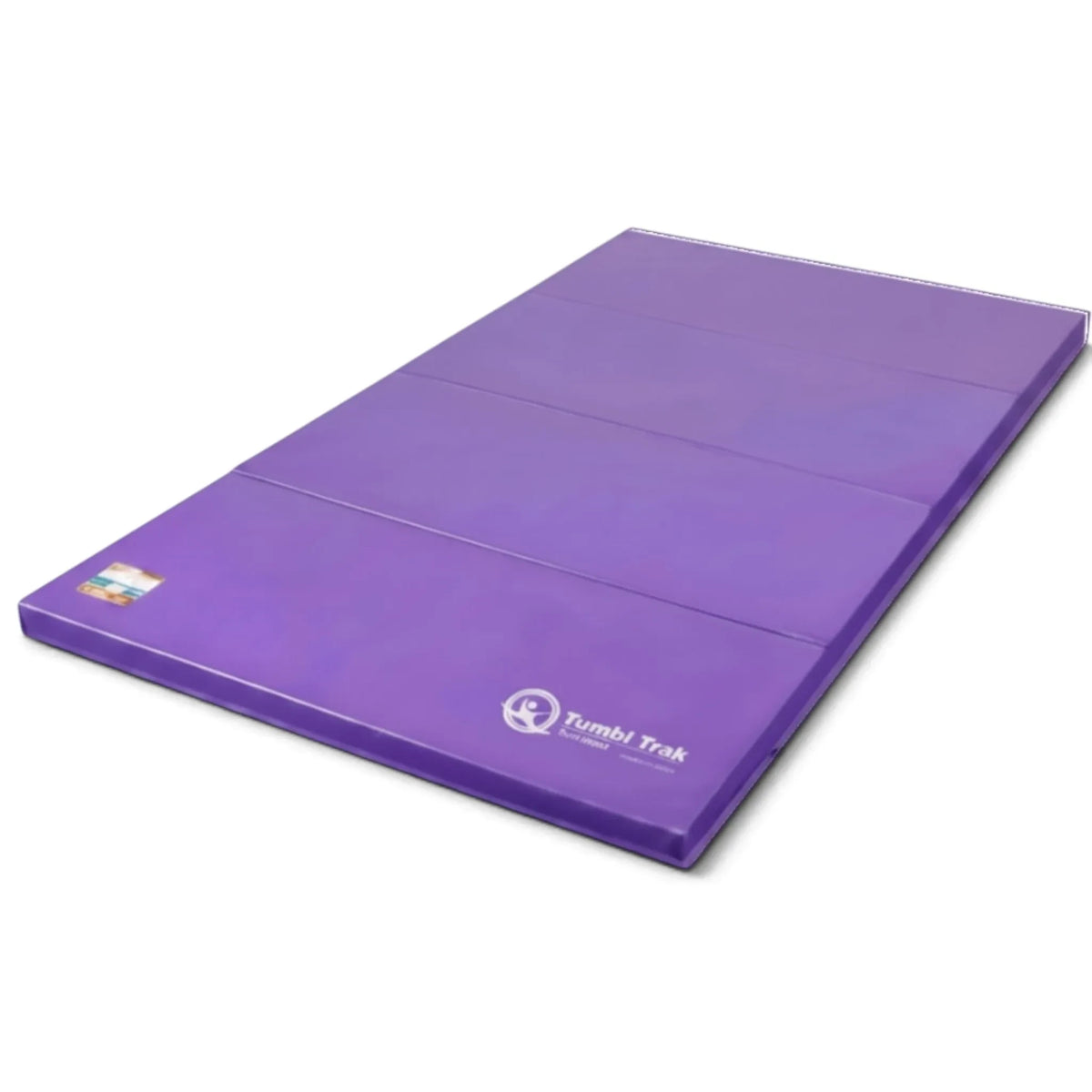 UK Gym Pits purple folding gymnastics tumbling mat with durable vinyl surface for home or gym training