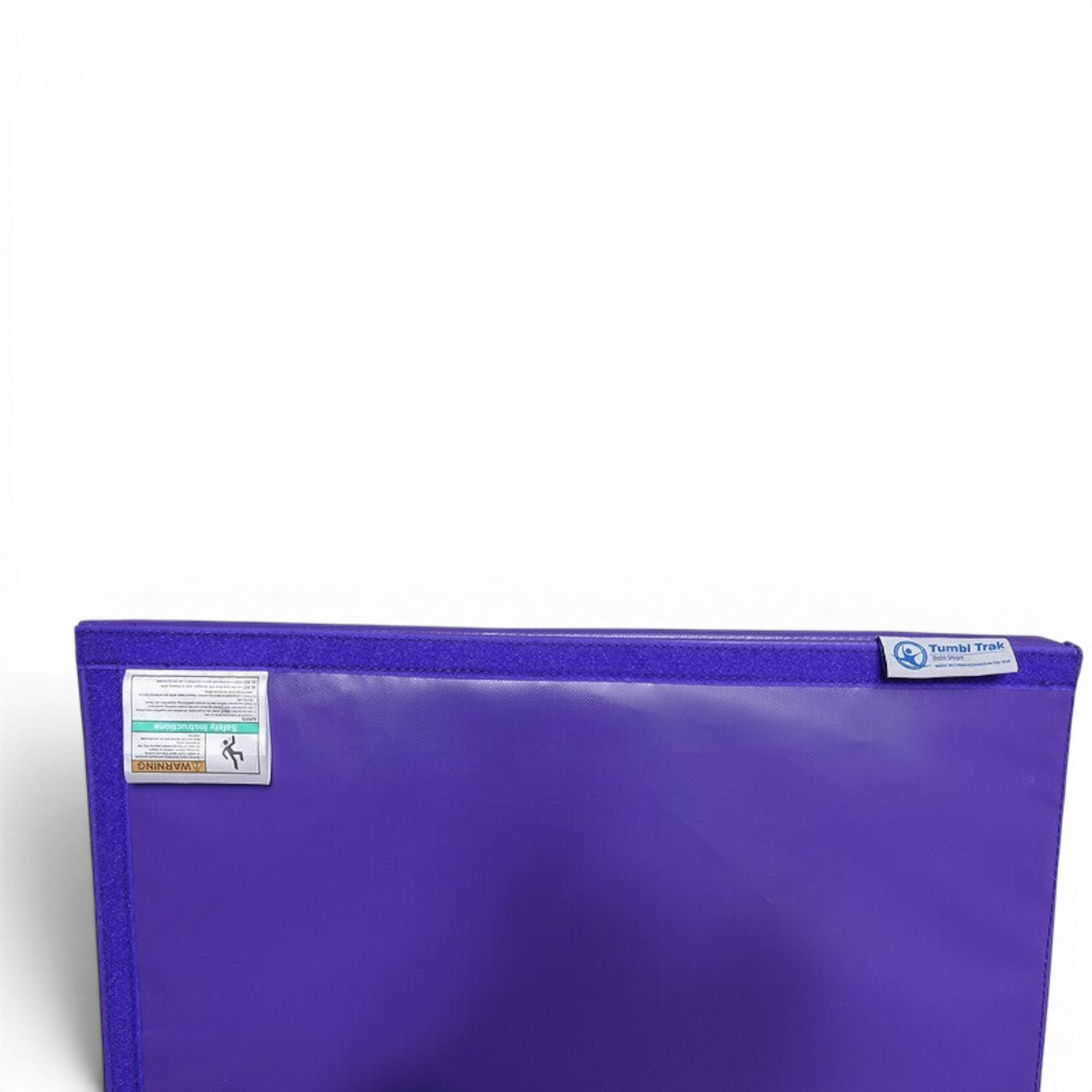 UK Gym Pits purple vinyl Build A Mat tumbling panel with Velcro connectors for gymnastics training