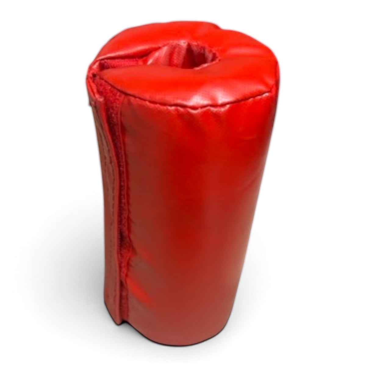 UK Gym Pits red vinyl gymnastics bar padding with a secure Velcro closure for junior training bars