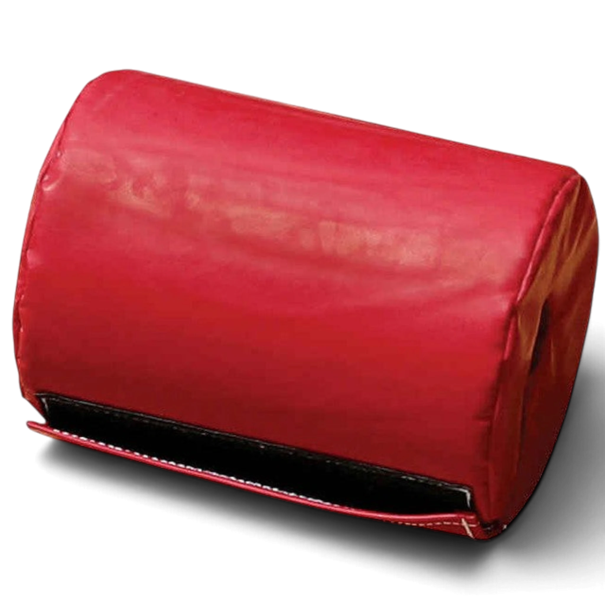 UK Gym Pits red vinyl bar pad with Velcro closure for gymnastics training bars