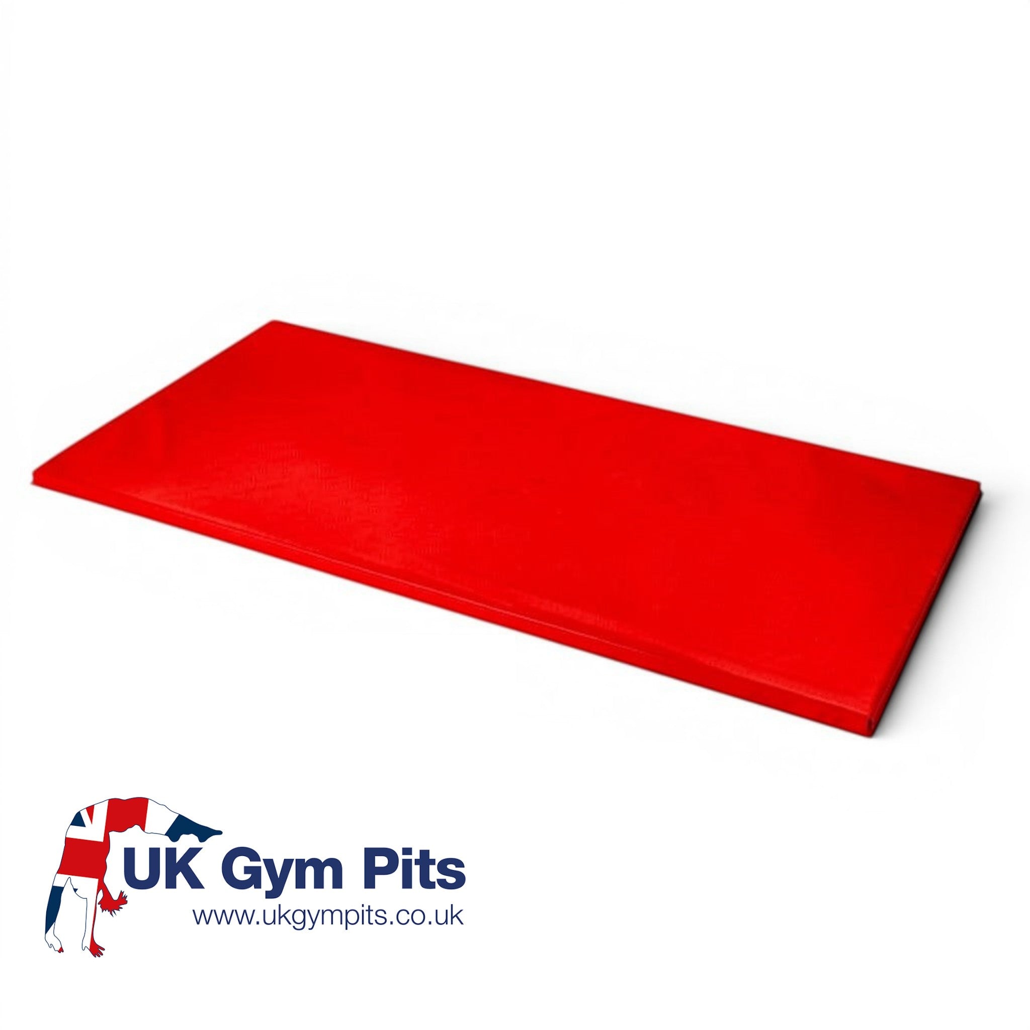 UK Gym Pits red panelite trampoline surround mat with anti-slip base for gymnastics safety