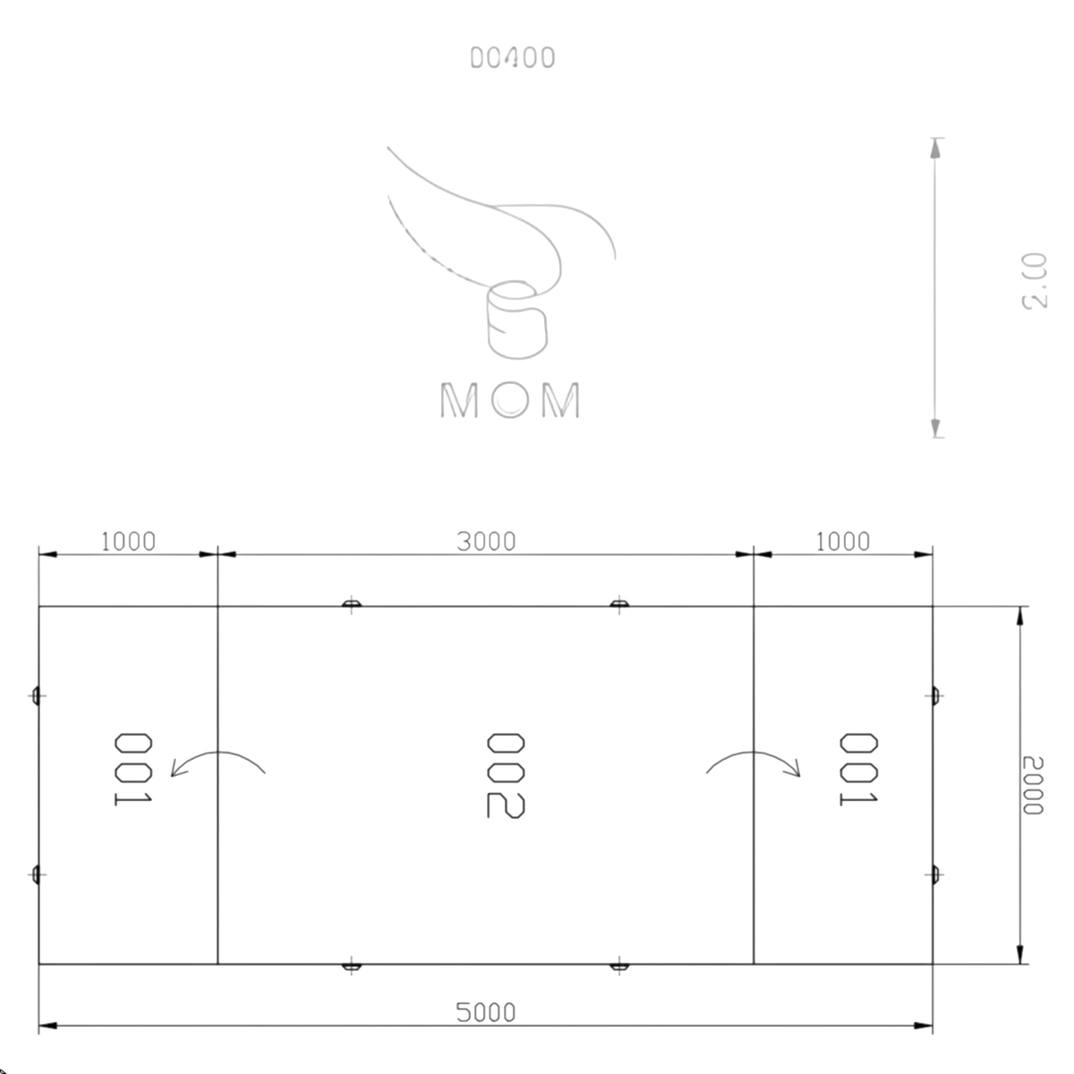 UK Gym Pits FIG approved ring frame landing mat layout diagram showing dimensions for base and topper mat units.