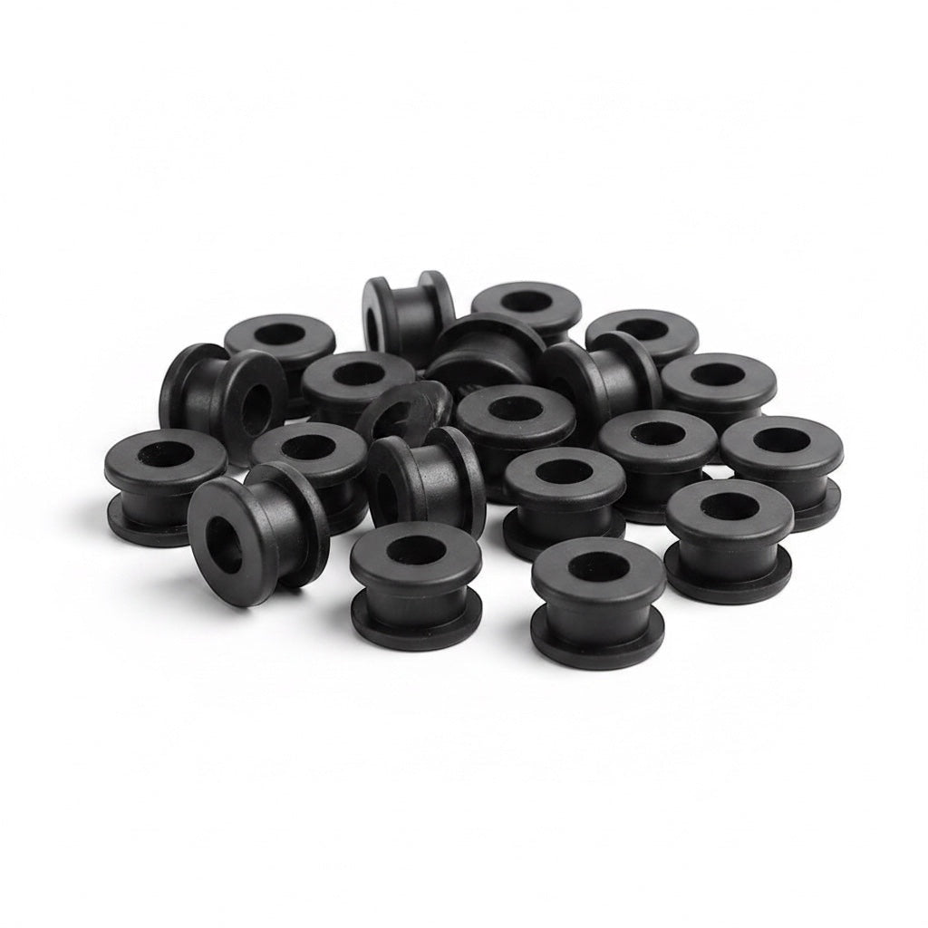 UK Gym Pits T-Trainer replacement black rubber grommets for gym equipment maintenance