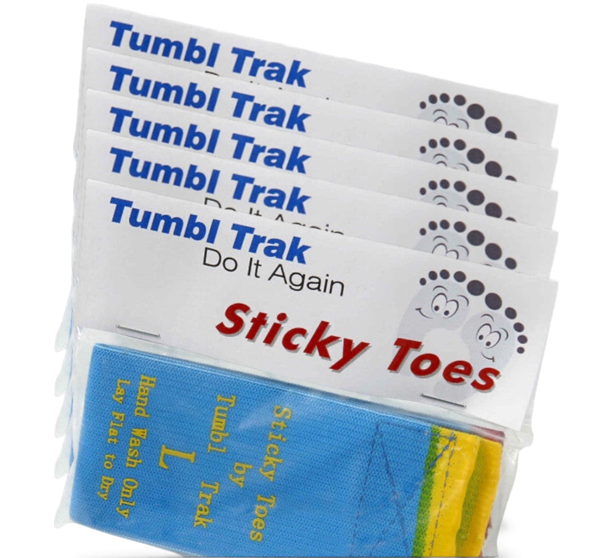 UK Gym Pits Sticky Toes velcro straps for cheerleading and gymnastics training in a retail pack