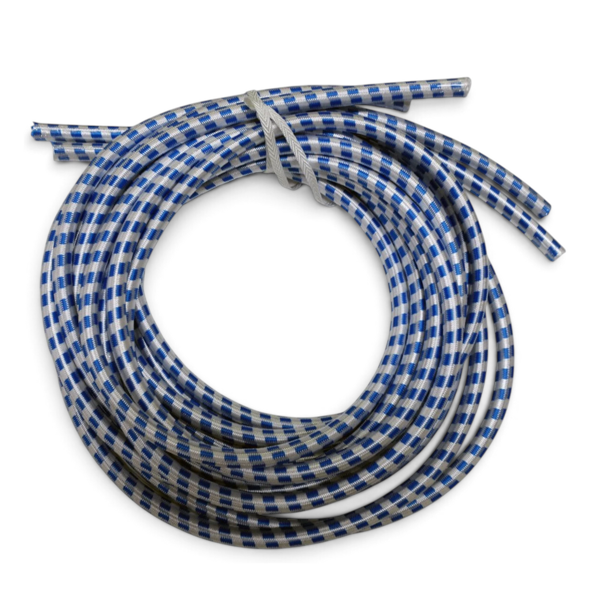 UK Gym Pits blue and white checkered shock cord rubber cable for super mini tramp replacement