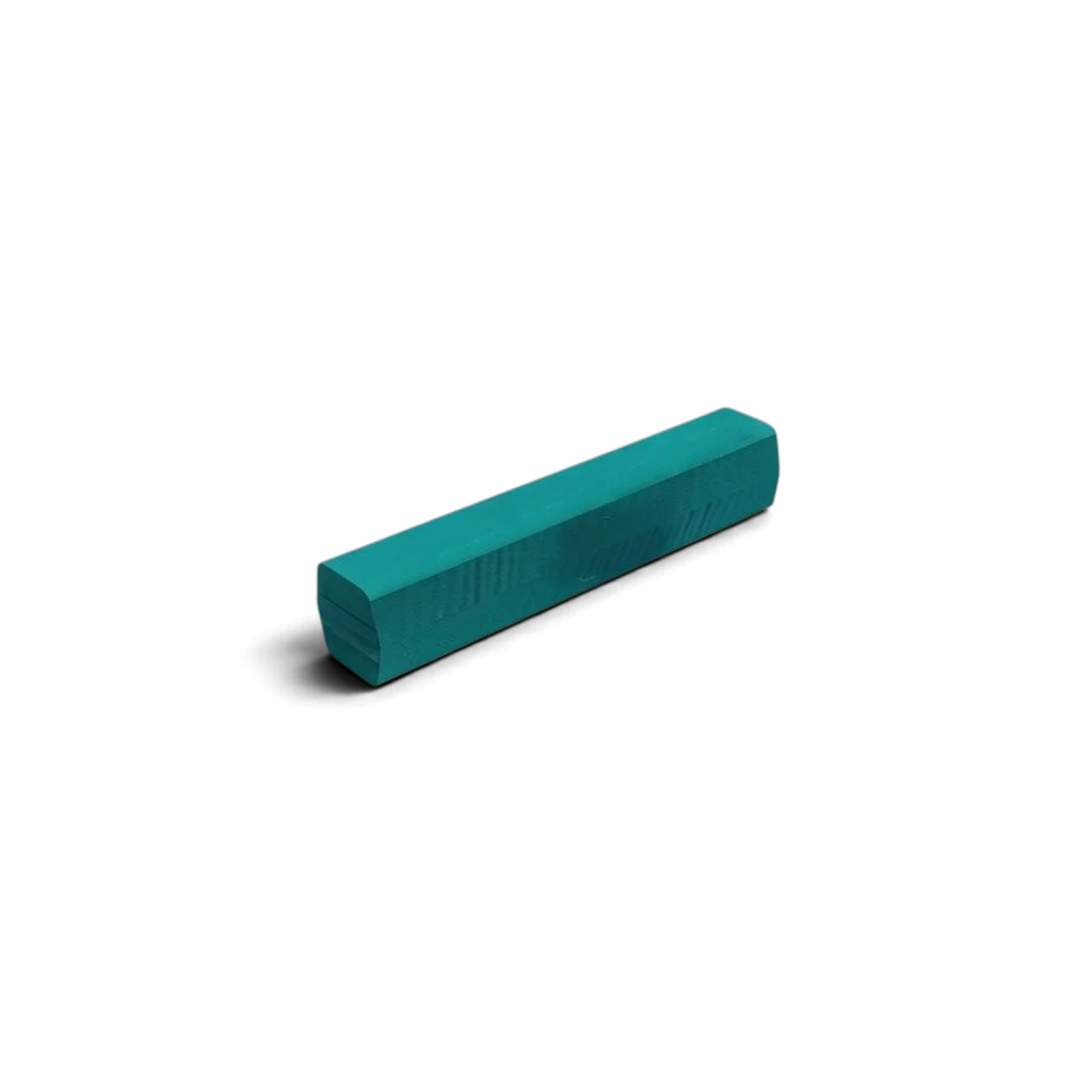 UK Gym Pits teal folding gymnastics floor beam made from high density PE foam with a durable PVC cover.