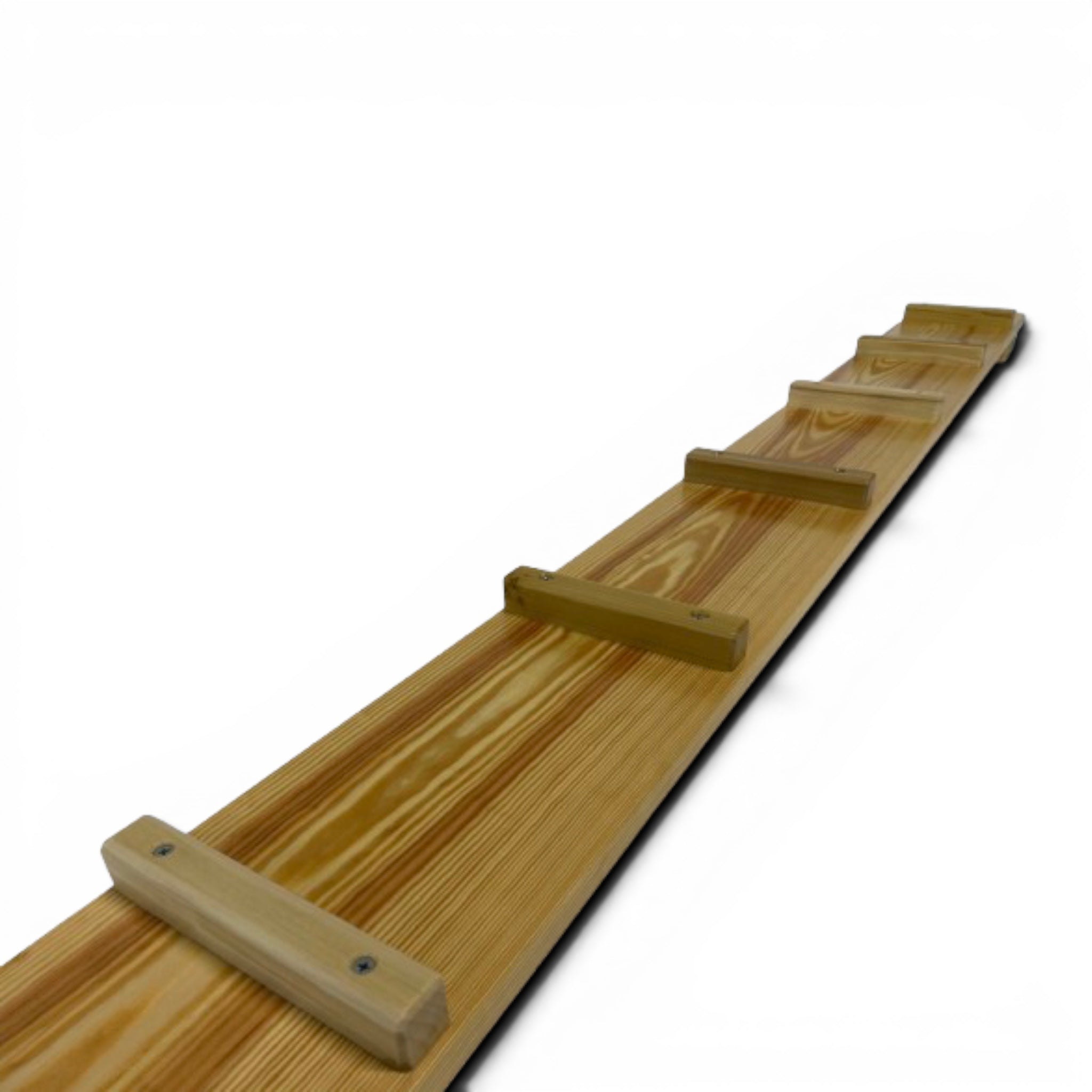 UK Gym Pits natural timber agility linking storm plank with wooden battens for school gymnastics equipment