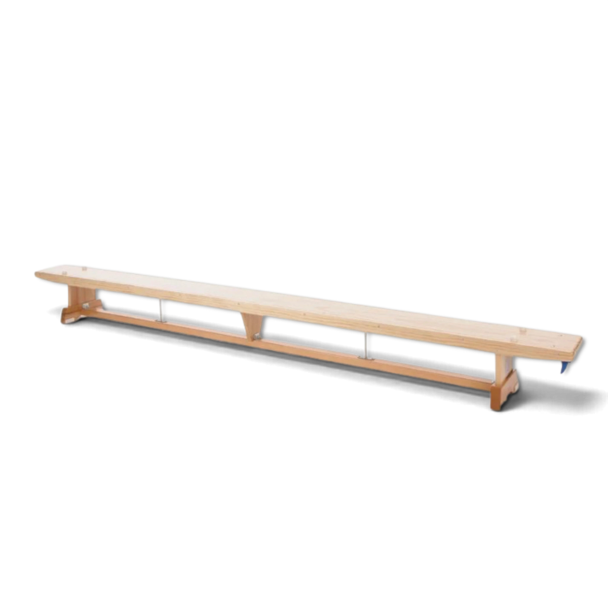 UK Gym Pits traditional balance bench made from natural kiln-dried pine with a clear varnish finish.