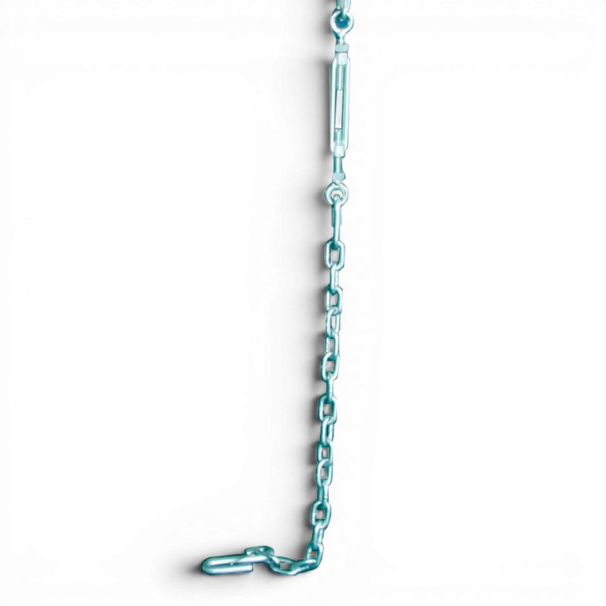 UK Gym Pits vaulting table floor tension chain and turnbuckle system for secure gymnastics equipment installation