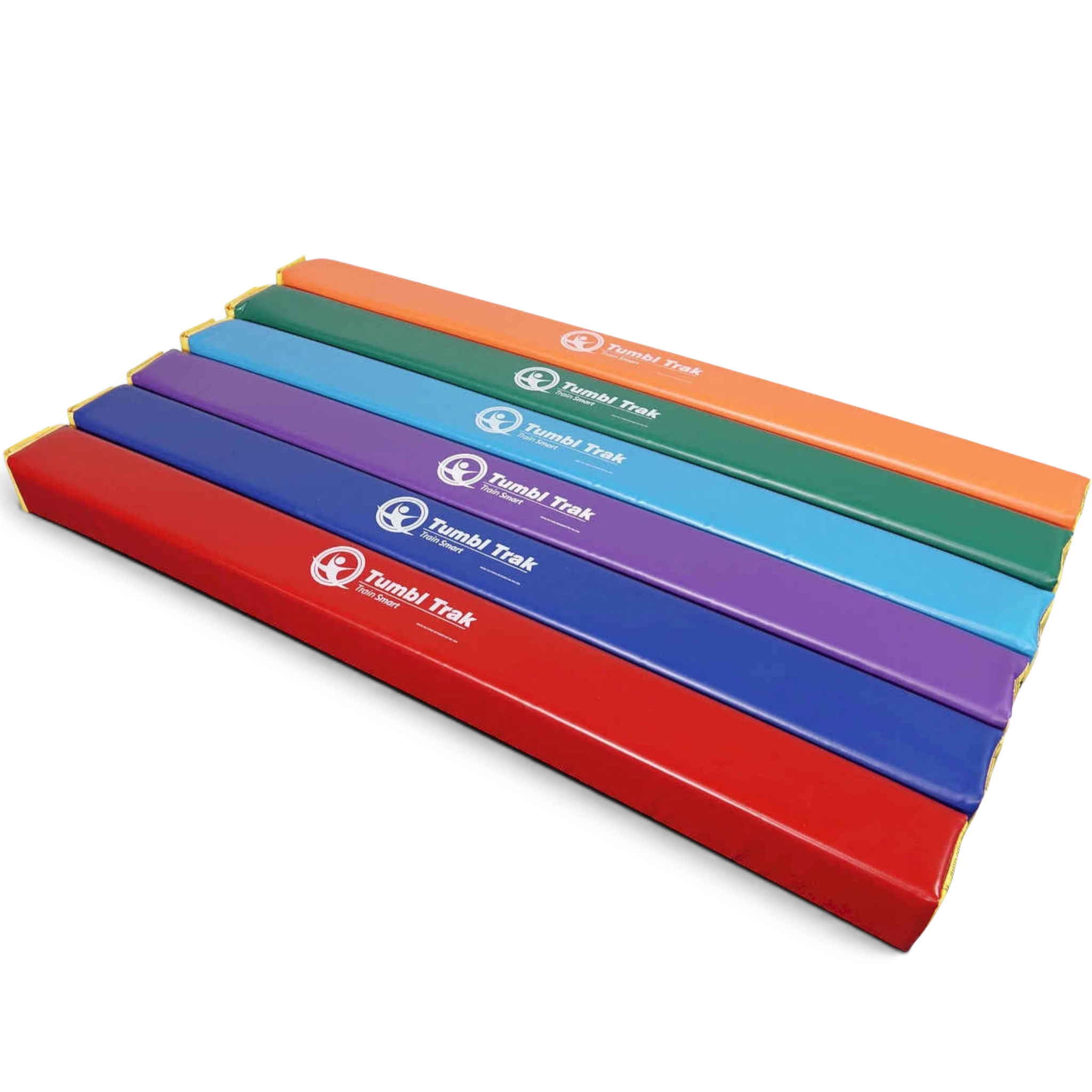 UK Gym Pits set of six colourful vinyl foam Velcro training fun sticks for gymnastics obstacle courses