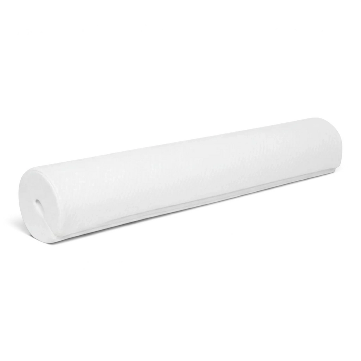 UK Gym Pits white parallel bars safety pad with a low-density foam core and stretchy jersey fabric cover