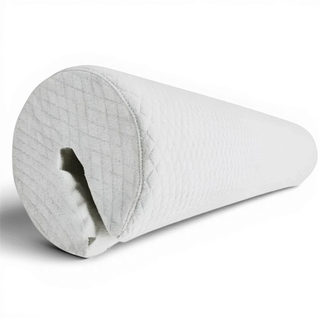 UK Gym Pits white parallel bars safety pad with quilted jersey fabric and shock-absorbent foam core