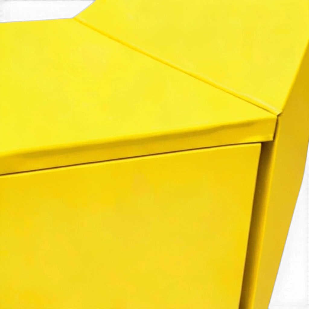 UK Gym Pits yellow PVC foam pit wall and top edge padding for gymnastics and trampoline centers