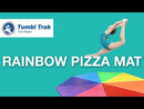 Rainbow Pizza Mat