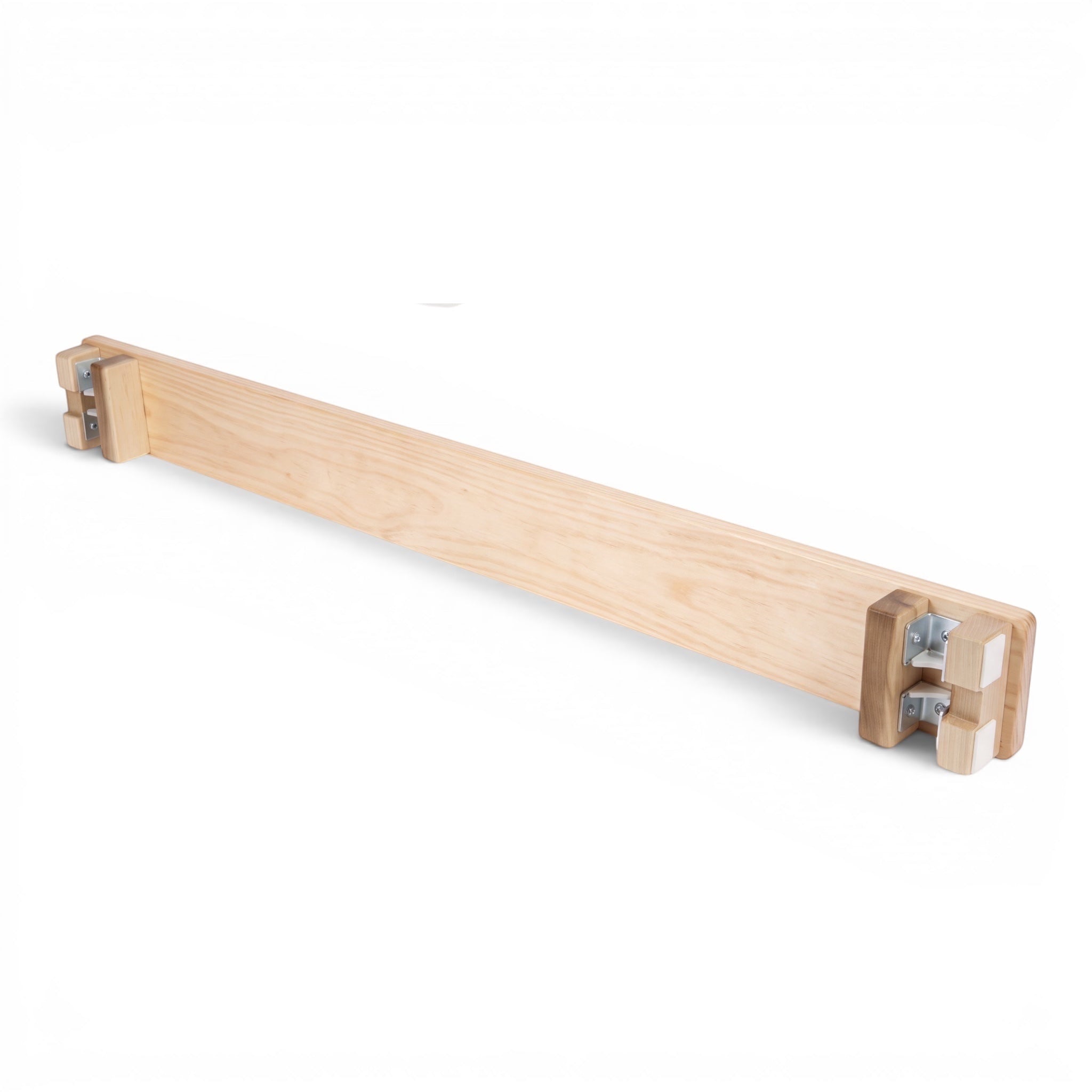 UK Gym Pits Activ Foot Plank made of natural timber with anti-slip rubber pads on the ends for gym equipment linking