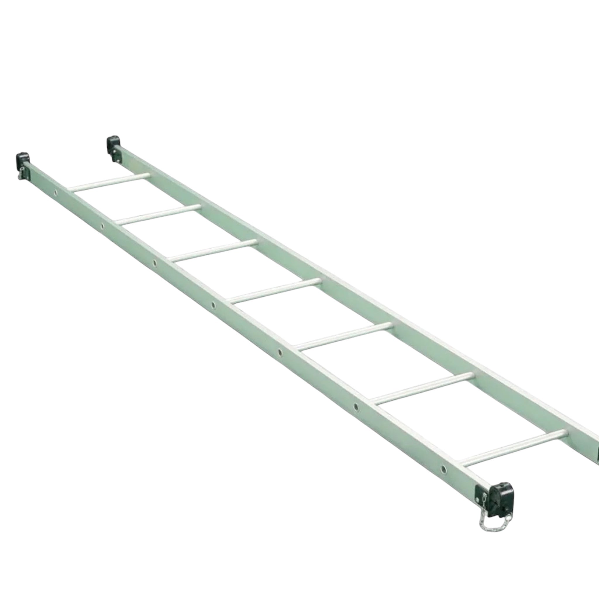 UK Gym Pits aluminium agility ladder with powder coated hooks and safety clips for gym equipment bridging