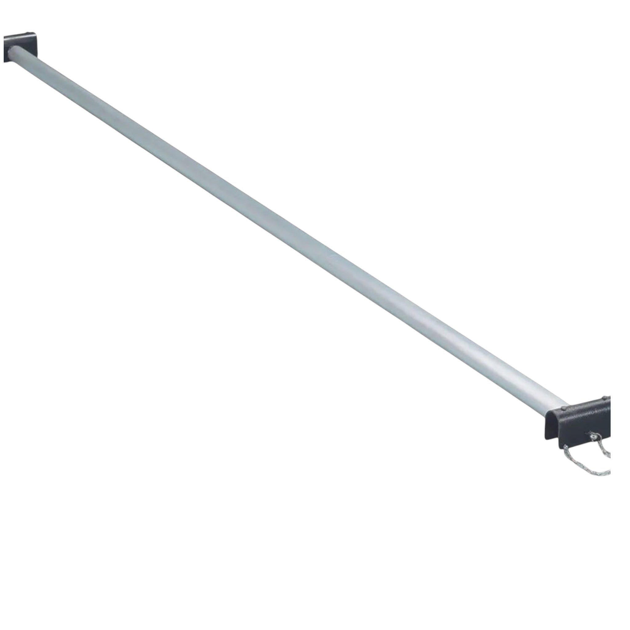 UK Gym Pits silver aluminium agility linking pole with powder coated hooks and safety clips for gym equipment