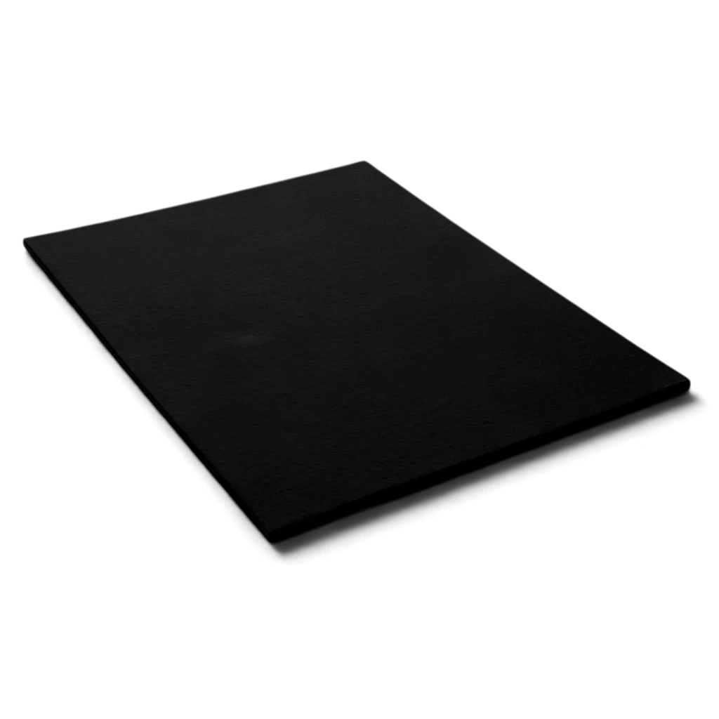 UK Gym Pits medium-weight black chipfoam agility mat with a durable PVC surface for gymnastics and tumbling.