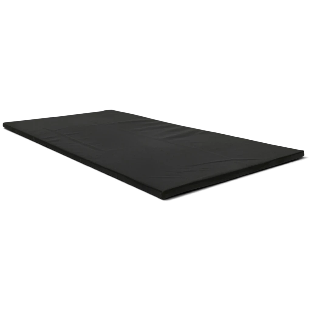 UK Gym Pits heavy duty black fitness mat with anti-slip base for martial arts and gymnastics training