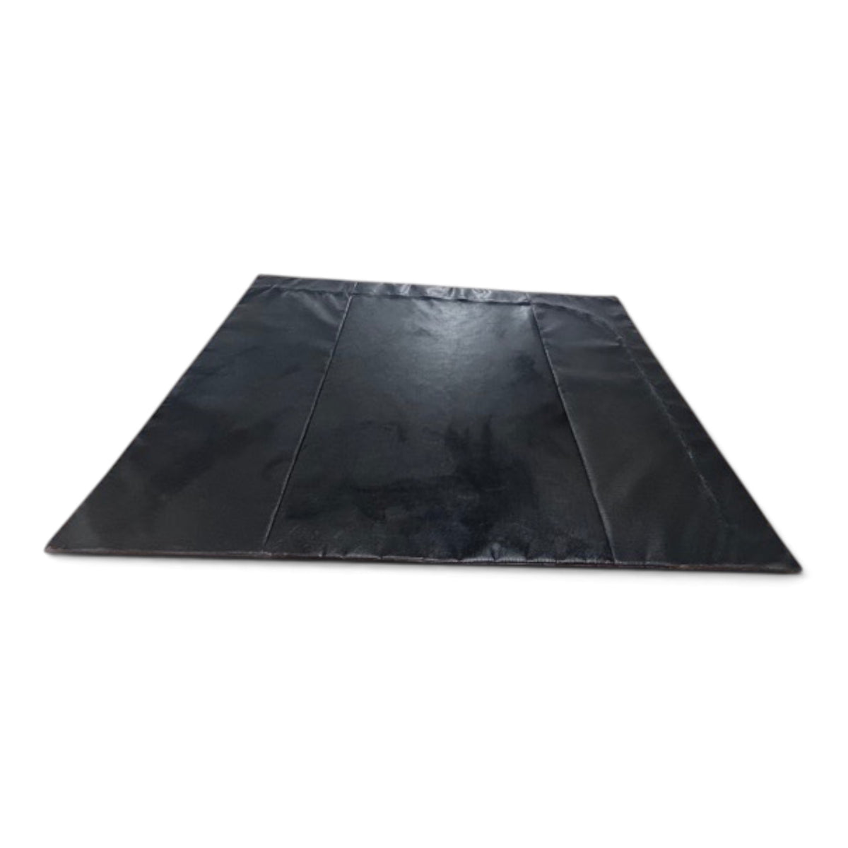 UK Gym Pits heavy duty black PVC fitness mat with high density chip foam and anti-slip base for martial arts and gym use