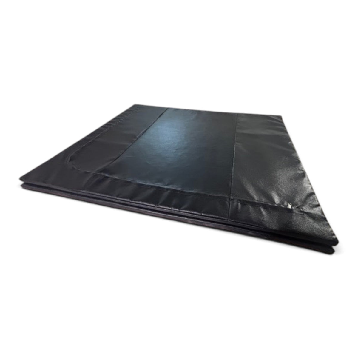 UK Gym Pits heavy duty black chipfoam fitness mat with reinforced anti-slip base for martial arts and gym training.