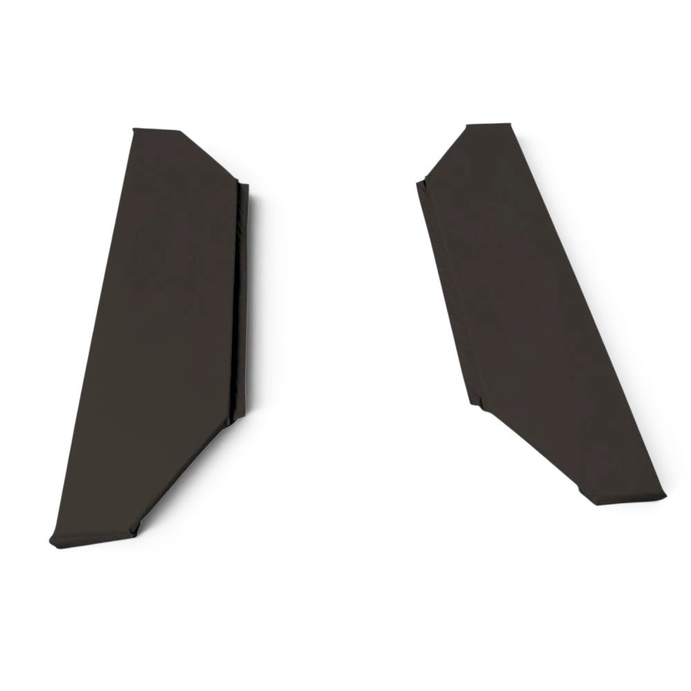 UK Gym Pits black foam PVC coverall frame pads for mini trampolines with lacing cord and fixings
